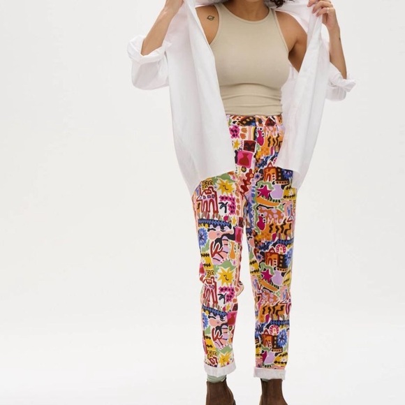 Rare Lucy & Yak x Melissa Foster Limited Edition Collab Dana Jeans - Picture 7 of 15